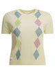 Ganni "Argyle" Crewneck Sweater