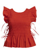 Ganni Casual Pleated Top