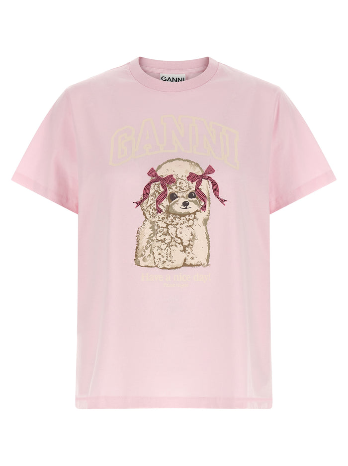 Ganni Printed T-Shirt