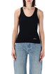 Ganni Cotton Rib Tank Top