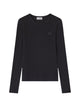 Ganni Long-Sleeve Crew-Neck T-Shirt
