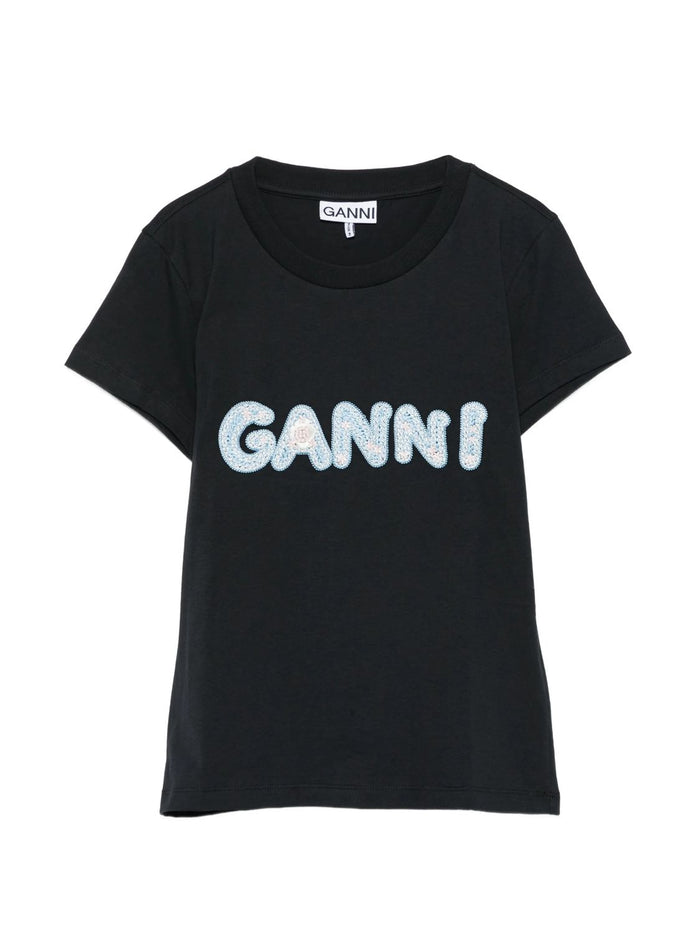 Ganni Organic Cotton T-Shirt