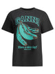 Ganni "Banana" Crew-Neck T-Shirt