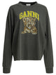 Ganni "Tiger" Crewneck T-Shirt