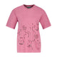Ganni Embroidery Anglais T-Shirt -  - Cotton - Pink