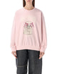 Ganni Ganni Pink Poodle Graphic Sweatshirt