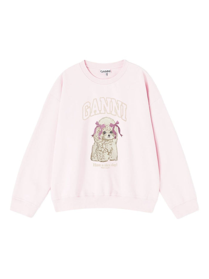 Ganni Puddle Organic Cotton Sweater