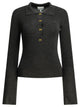 Ganni Logo Polo Sweater