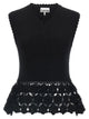 Ganni 'Cotton Crochet' Vest