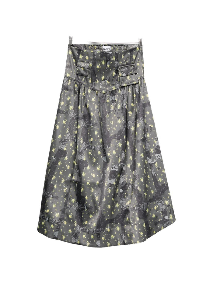 Ganni Recycled Polyester Elastane Skirt