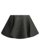 Ganni Flared Wool Miniskirt