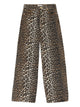 Ganni Lari Leopard Print Jeans