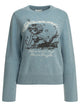 Ganni "Mermaid" Crew-Neck Sweater