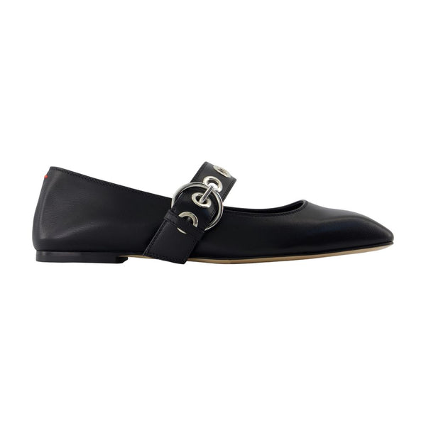 Aeyde Uma Eyelet Ballerinas
