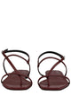 Aeyde Bordeaux Nappa Leather Sandal