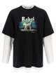 Moschino Double Layer 'Rebel' T-Shirt