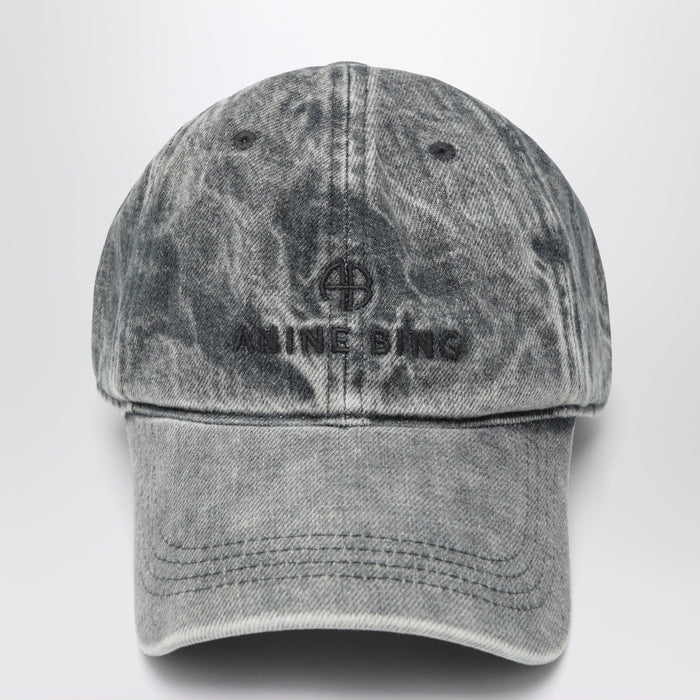 Anine Bing Jeremy Baseball Cap In Washedeffect Grey