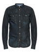 Diesel Dark Blue Cotton Shirt