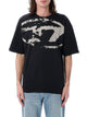 Diesel T-Shirt With Distressed Flock Print
