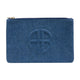 Anine Bing Lili Clutch Bag -  - Cotton - Blue
