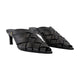 Anine Bing Eve Mules   Black Sandals