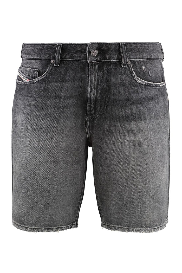 Diesel D-Fin Denim Bermuda Shorts