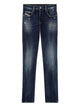 Diesel Dark Blue Worn Effect Jeans