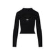 Diesel Ribbed Top With Keyhole Neckline