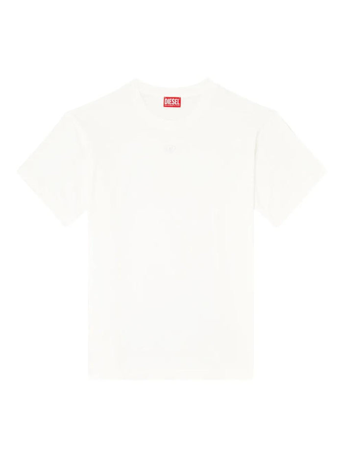 Diesel Cotton T-Shirt With Embroidered Details T-Norm-Int