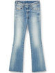 Diesel Blue Cotton Elastane Flared Jeans
