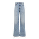 Diesel Light Blue High-Waisted Straight Jeans