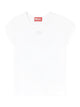 Diesel White T-Shirt In Cotton With Logo