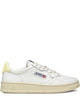 Autry Medalist Low Man Leat/Leat Wht/Lemo