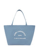 Karl Lagerfeld Shopper Canvas Blue White Logo