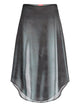 Diesel Black Printed Asymmetrical Hem Skirt