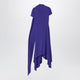 Acne Studios Layered Midi Dress Deep Purple