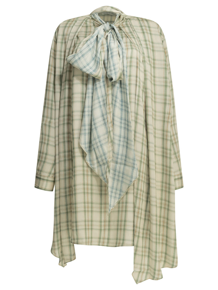 Acne Studios Green Viscose Dress