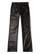 Diesel Black P-Lain Eco Leather Pants