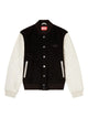 Diesel Diesel Wool And Leather Bomber Jacket