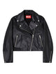 Diesel Black Cowhide Leather Jacket