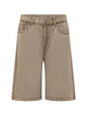 Diesel Beige Tonal Stitching Viscose Shorts