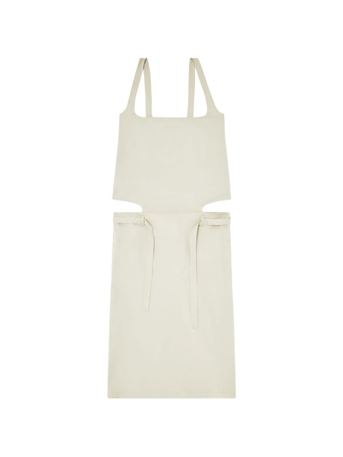 Diesel Beige Open Back Midi Dress