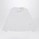 Il Gufo White Jersey With Ruffle Collar