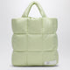 Il Gufo Lime Yellow Bag In Microfibre Nylon