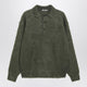 Auralee Olive Green Brushed Mohairblend Polo