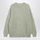 Auralee Light Green Brushed Mohairblend Sweater