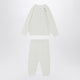 Teddy & Minou Two-Piece Suit In Milk White