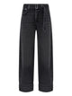 Agolde Grey Adjustable Belt Turn-Up H