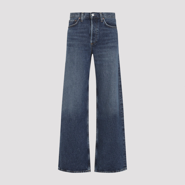 Agolde Blue Regenerated Denim Jeans