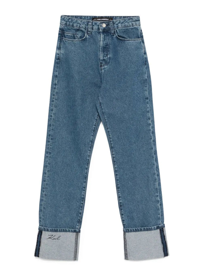 Karl Lagerfeld Straight Denim Pants